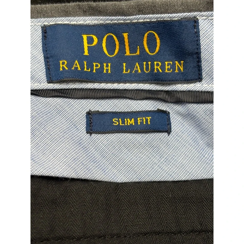 Polo Ralph Lauren Men's Gray Slim Fit Flat Front Dress Pants Size 36x30